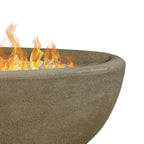 Real Flame Riverside 48" Oval Propane Fire Pit Bowl - 590LP