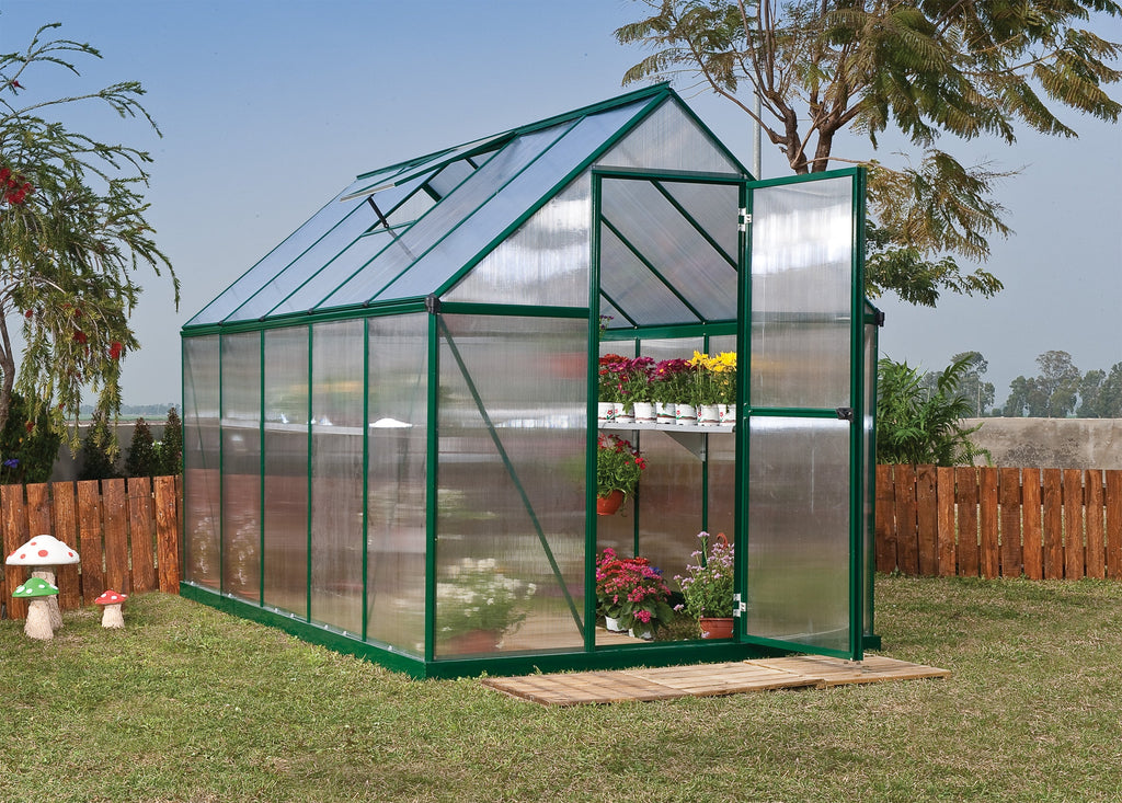 Canopia Mythos 6' x 10' Greenhouse - Silver/Green/Gray