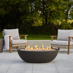 Real Flame Riverside 48" Oval Propane Fire Pit Bowl - 590LP