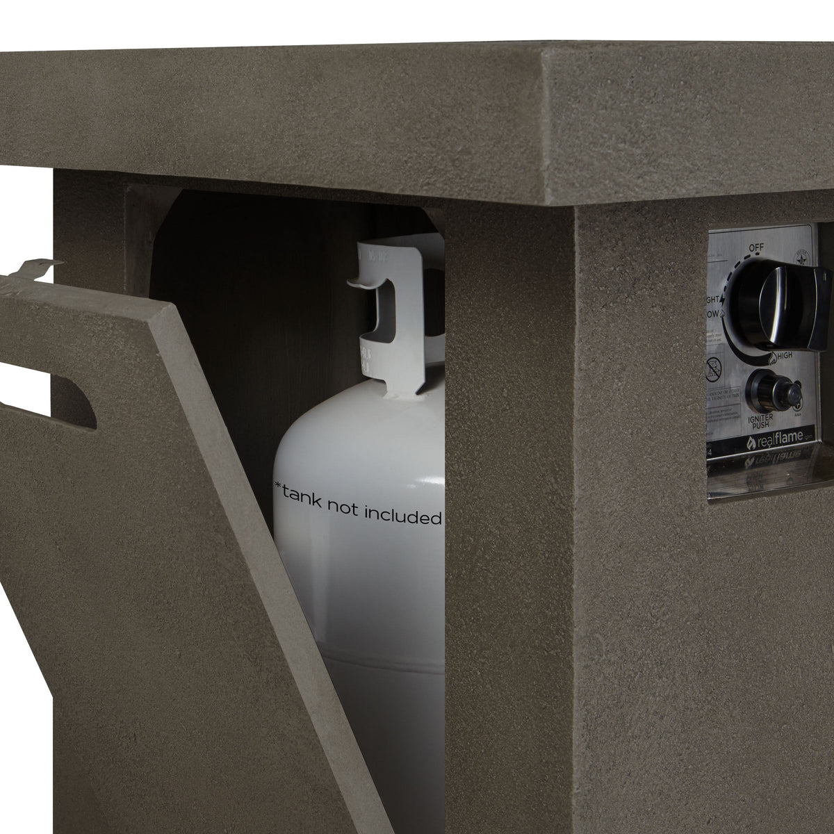 Real Flame Ventura Rectangle Propane or Natural Gas Fire Pit Table