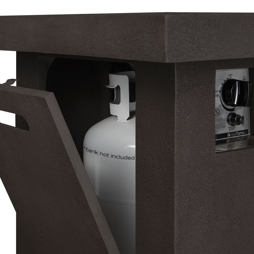 Real Flame Ventura Rectangle Propane or Natural Gas Fire Pit Table