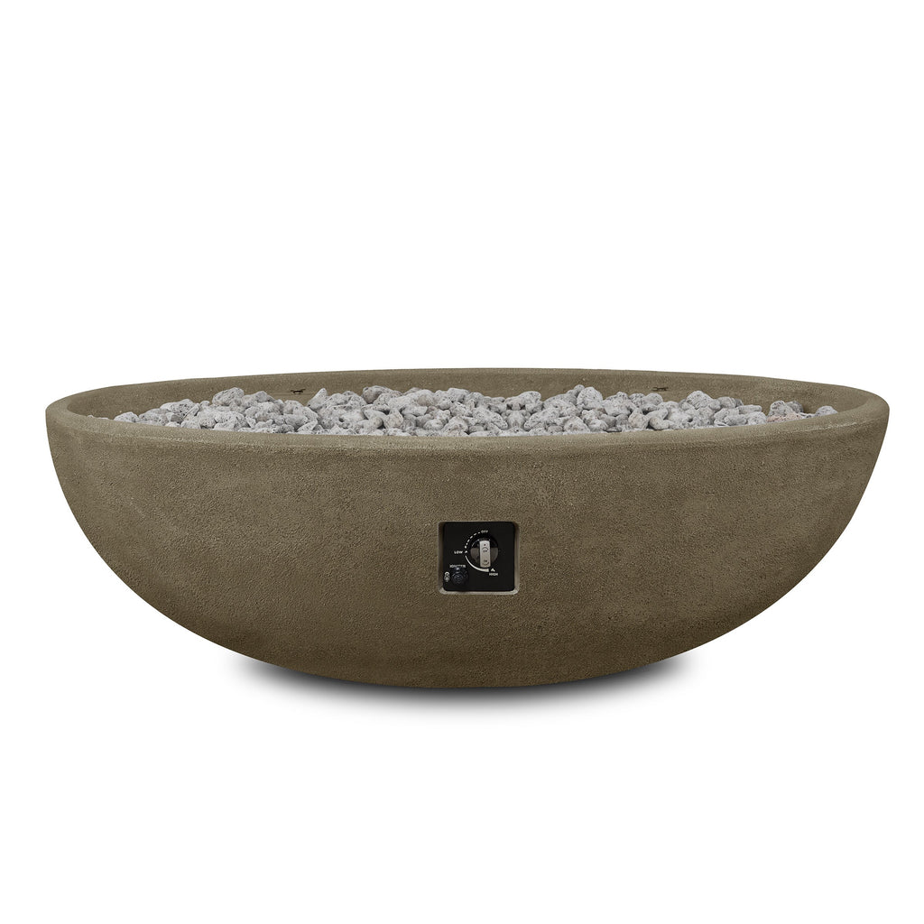 Real Flame Riverside 48" Oval Propane Fire Pit Bowl - 590LP