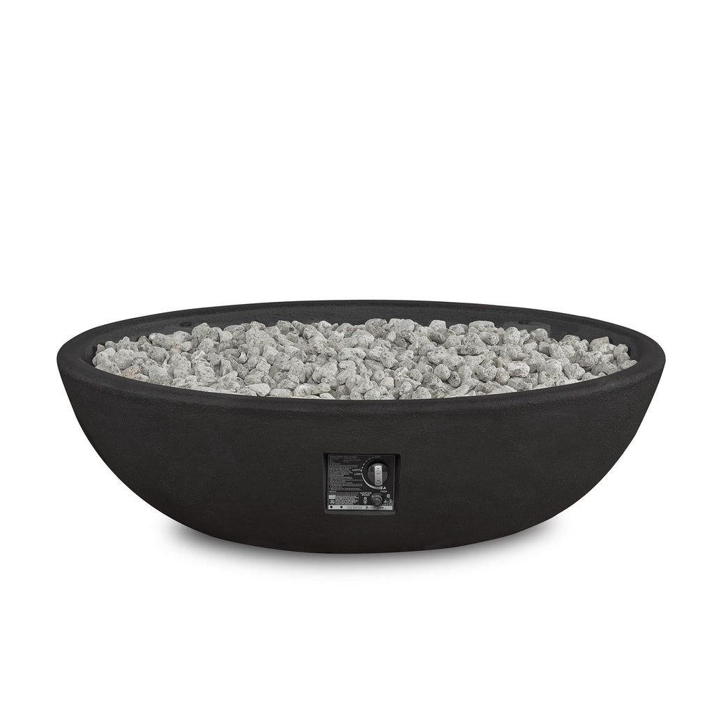 Real Flame Riverside 48" Oval Propane Fire Pit Bowl - 590LP