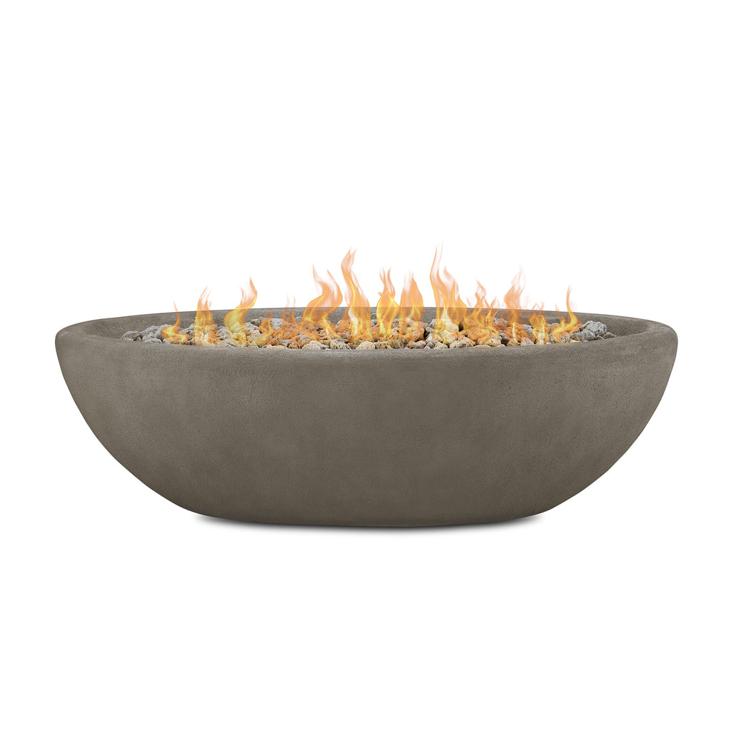 Real Flame Riverside 58" Oval Propane Fire Pit Bowl - 592LP