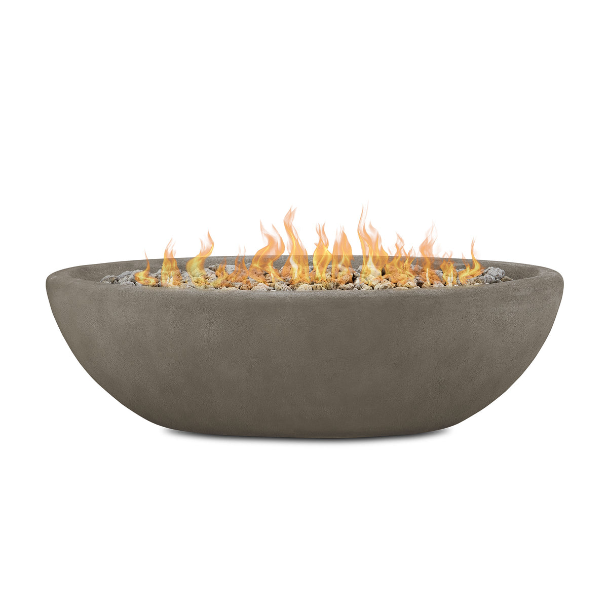 Real Flame Riverside 58" Oval Propane Fire Pit Bowl - 592LP