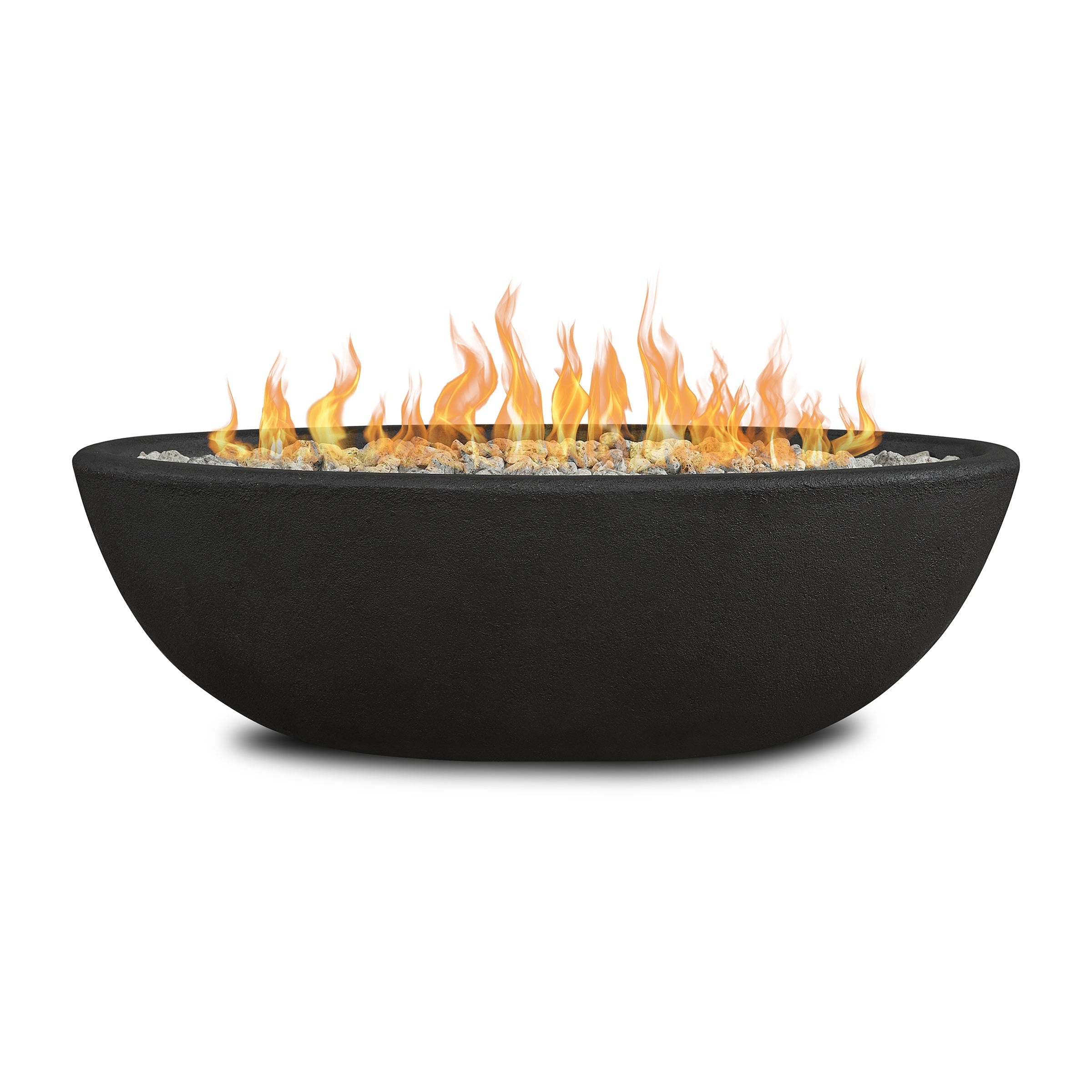 Real Flame Riverside 48" Oval Propane Fire Pit Bowl - 590LP