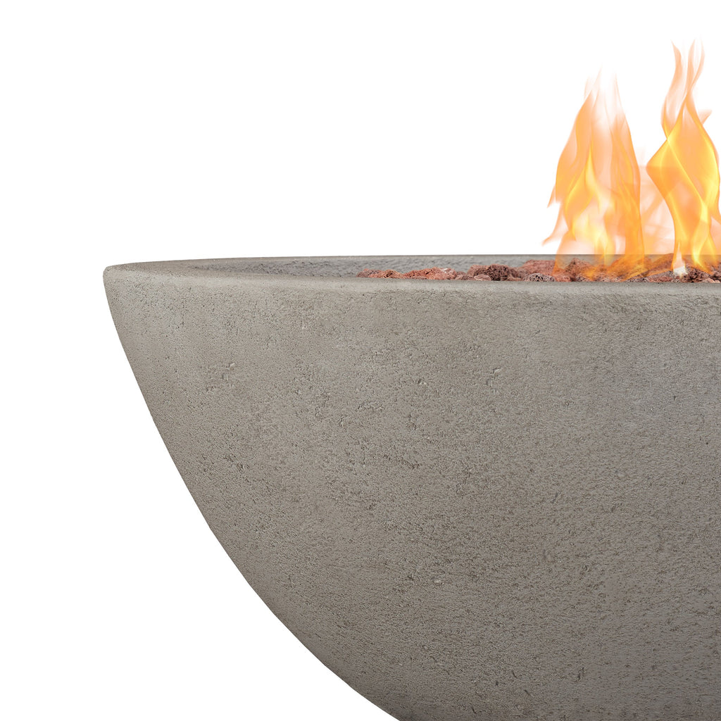 Real Flame Riverside Round Propane or Natural Gas Fire Pit
