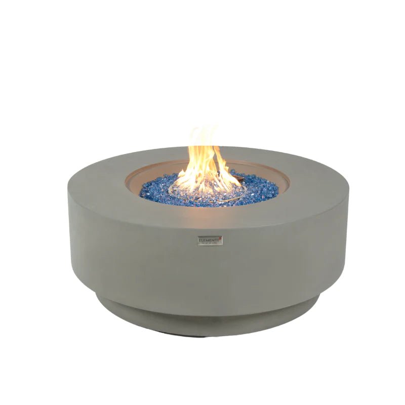 Elementi Plus Colosseo Round Concrete Fire Pit Table