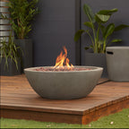 Real Flame Riverside Round Propane or Natural Gas Fire Pit
