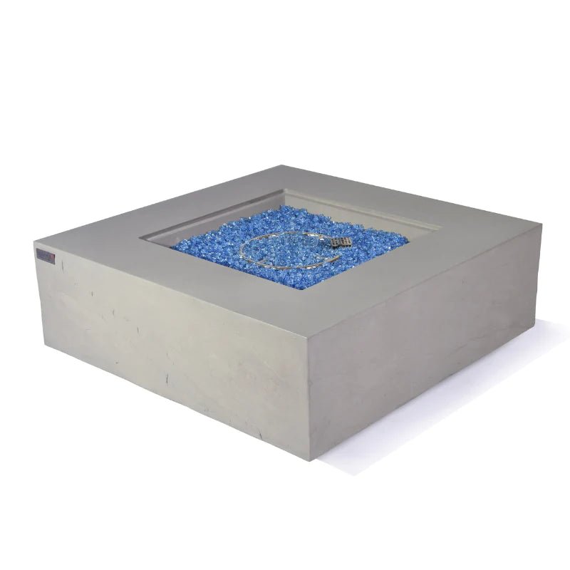 Elementi Plus Capertee Square Concrete Fire Pit Table