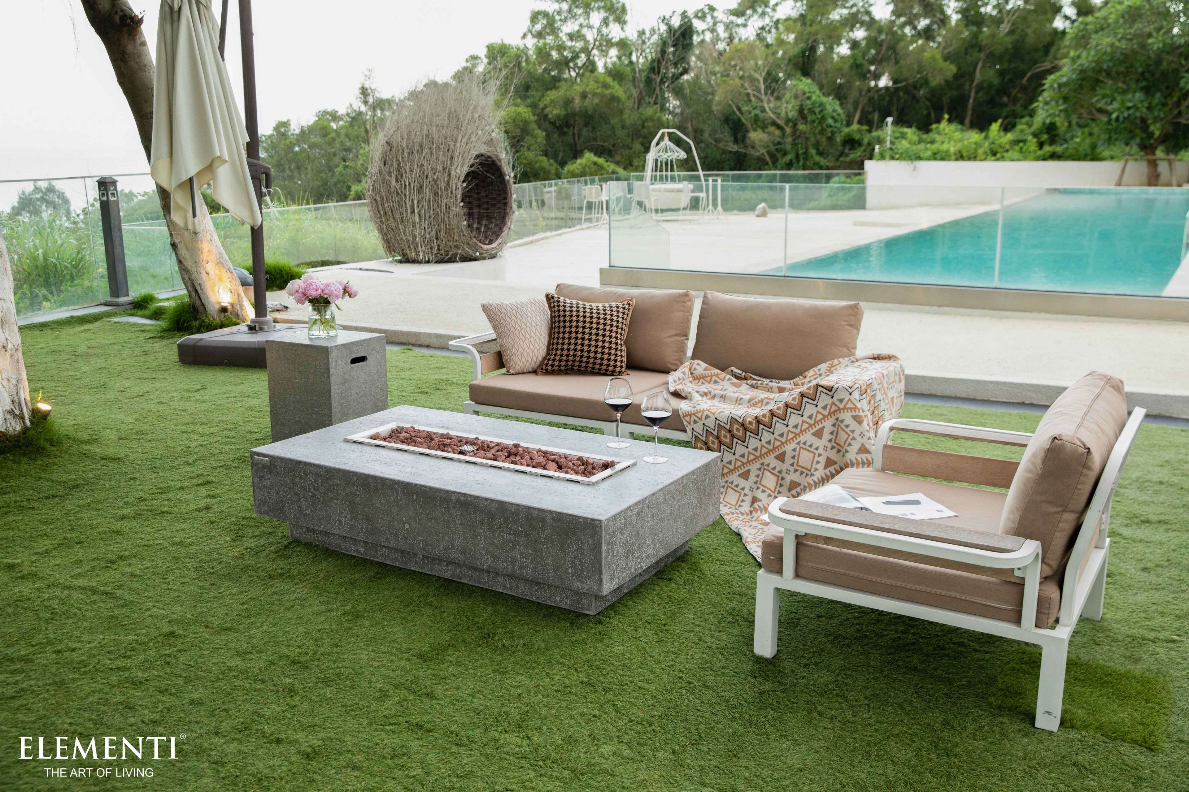 Elementi Hampton Fire Table