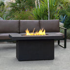 Real Flame Ventura Rectangle Propane or Natural Gas Fire Pit Table