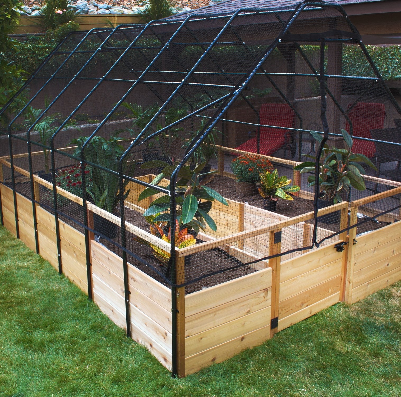 Outdoor Living Today Garden in a Box with Birdnetting Cover | 8×12