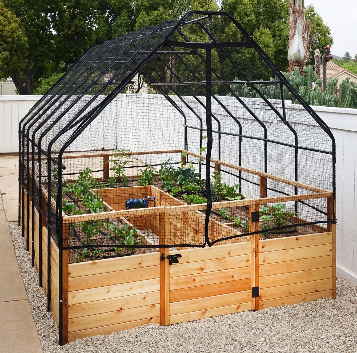 Outdoor Living Today Garden in a Box With Birdnetting Cover | 8 x 8