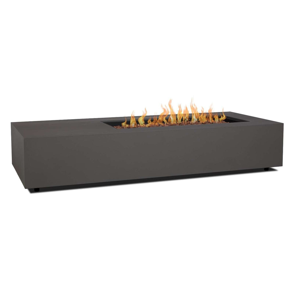 Real Flame Aegean 75" Asymmetrical Rectangle Propane or Natural Gas Fire Pit Table