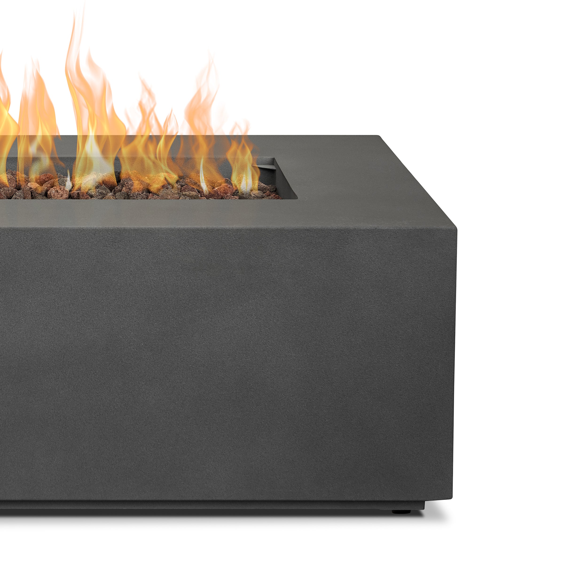 Real Flame Aegean 42" Rectangle Propane or Natural Gas Fire Pit Table