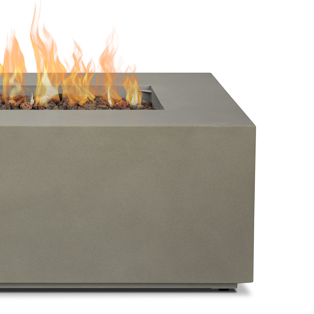 Real Flame Aegean 42" Rectangle Propane or Natural Gas Fire Pit Table