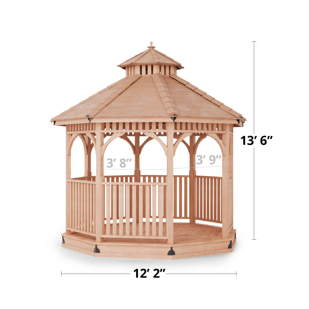 Outdoor Living Today 10′ Bayside Panelized Octagon Gazebo