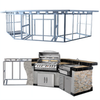 Cal Flame BBQ Kitchen Island Laguna Pavilion - GPV3100