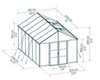Canopia Aria 10' Greenhouse - Black