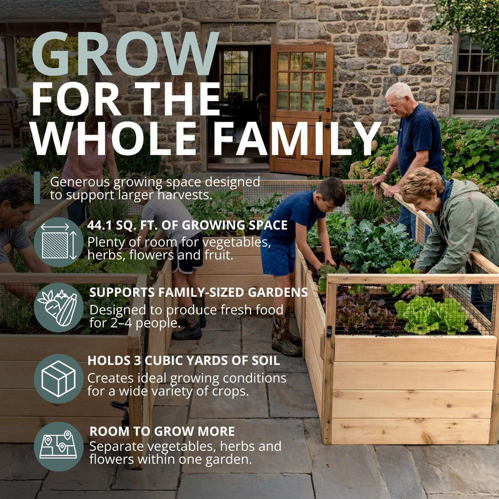 Outdoor Living Today Garden in a Box with Deer Fence | 8×8