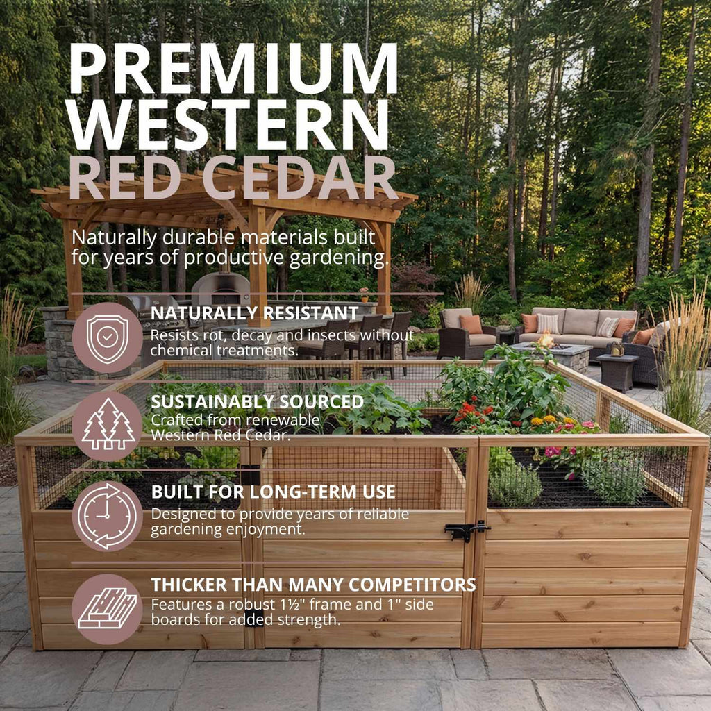 Outdoor Living Today Garden in a Box with Deer Fence | 8×8