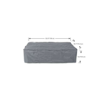Elementi Plus Carrara Marble Porcelain Fire Table