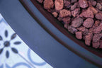 Elementi Plus Rose Bowl Round Concrete Fire Bowl