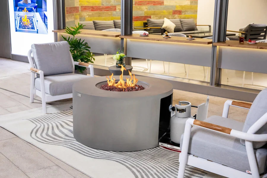Elementi Pacaya Round Fire Table