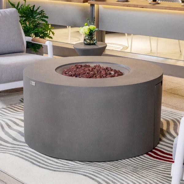 Elementi Pacaya Round Fire Table