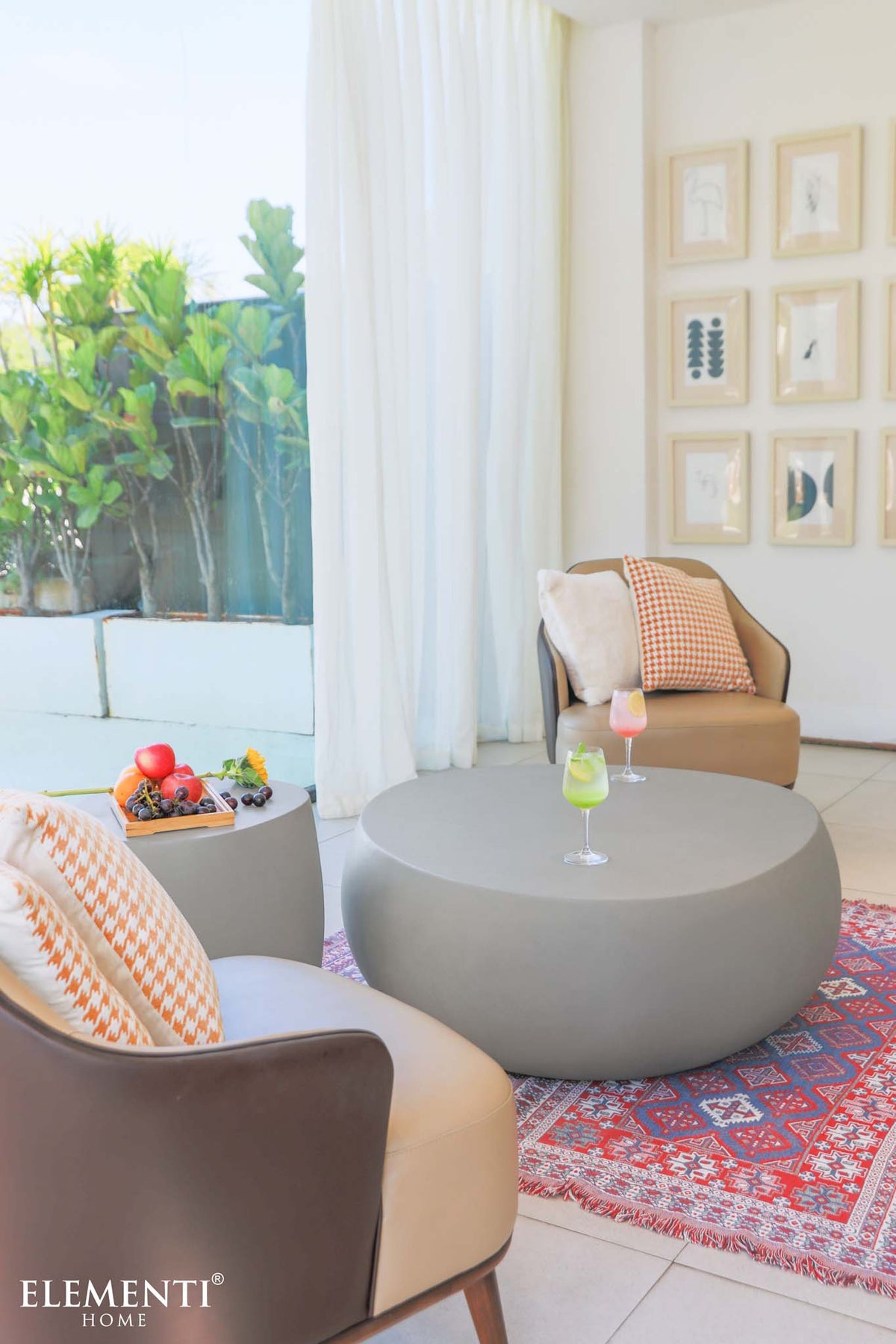 Elementi Ikaria Cobble Series - Coffee Tables