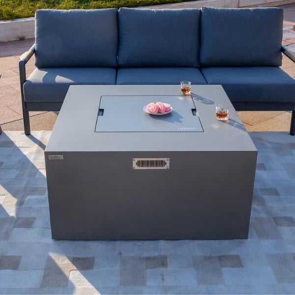 Elementi Rocky Propane Square Fire Table