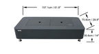 Elementi Sydney Bio-Ethanol Concrete Fire Table