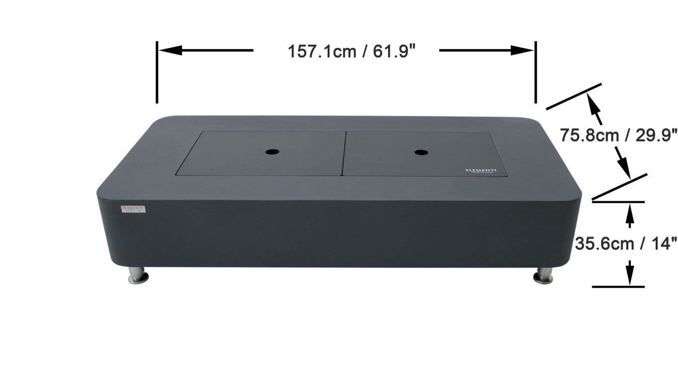 Elementi Sydney Bio-Ethanol Concrete Fire Table