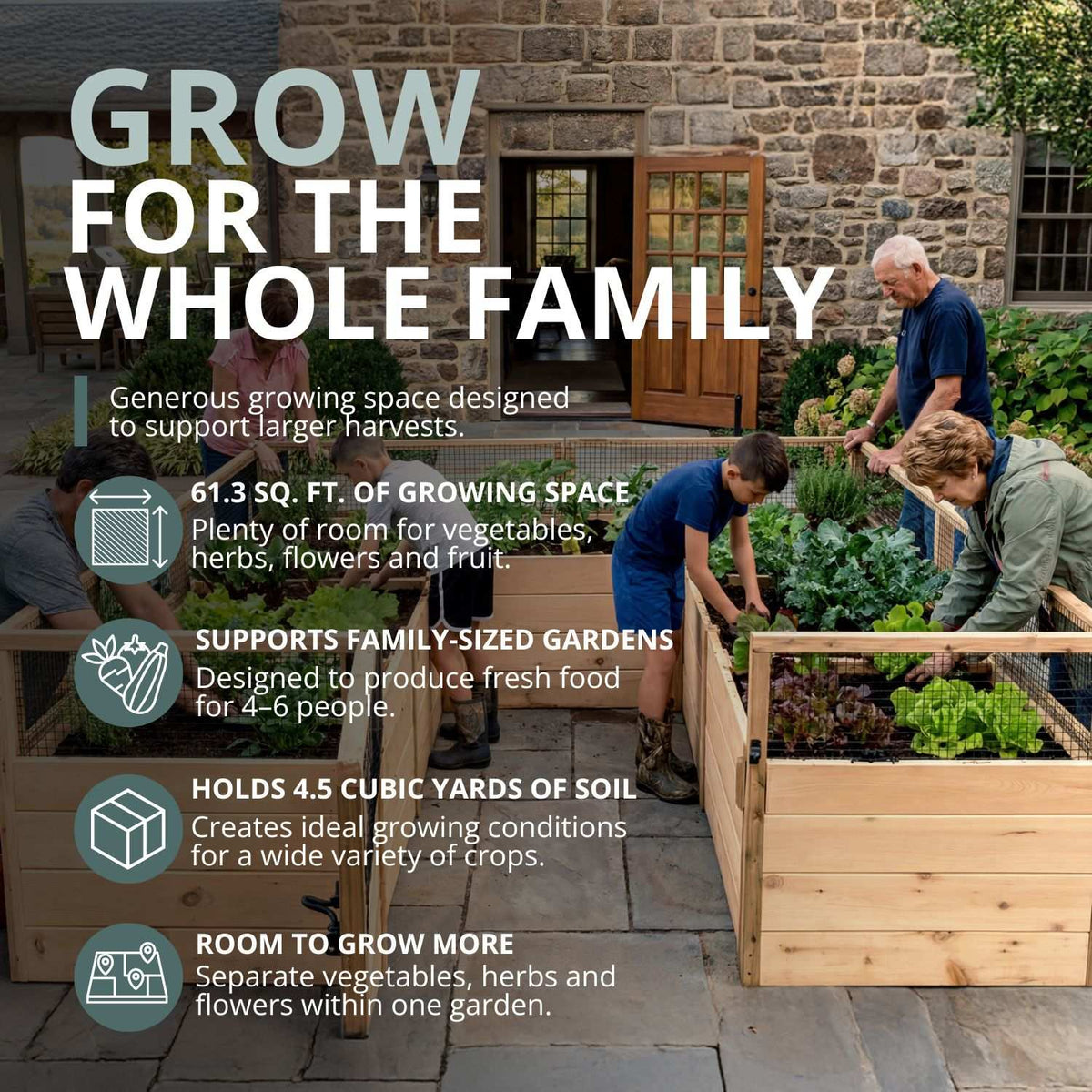 Outdoor Living Today Garden in a Box with Birdnetting Cover | 8×12