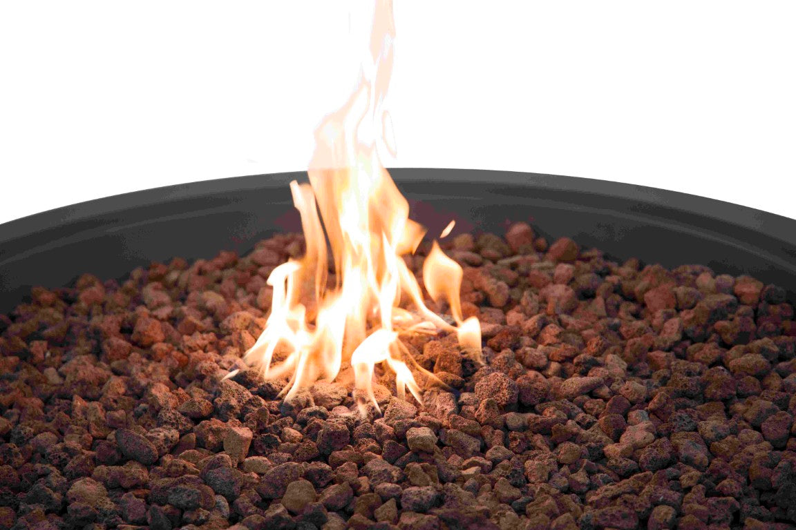 Elementi Plus Rose Bowl Round Concrete Fire Bowl