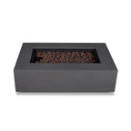 Real Flame Aegean 50" Rectangle Propane or Natural Gas Fire Pit Table