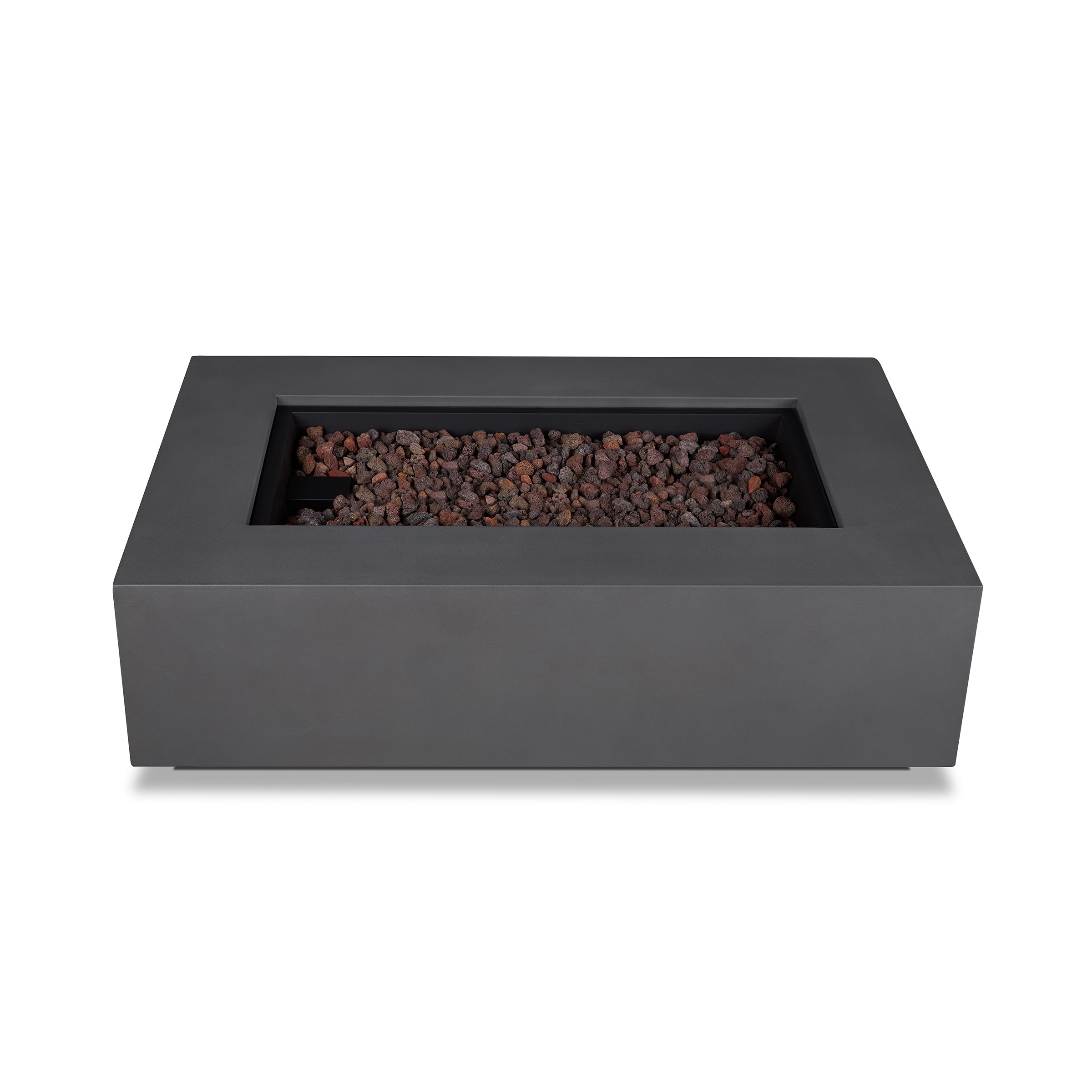 Real Flame Aegean 50" Rectangle Propane or Natural Gas Fire Pit Table