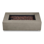 Real Flame Aegean 50" Rectangle Propane or Natural Gas Fire Pit Table