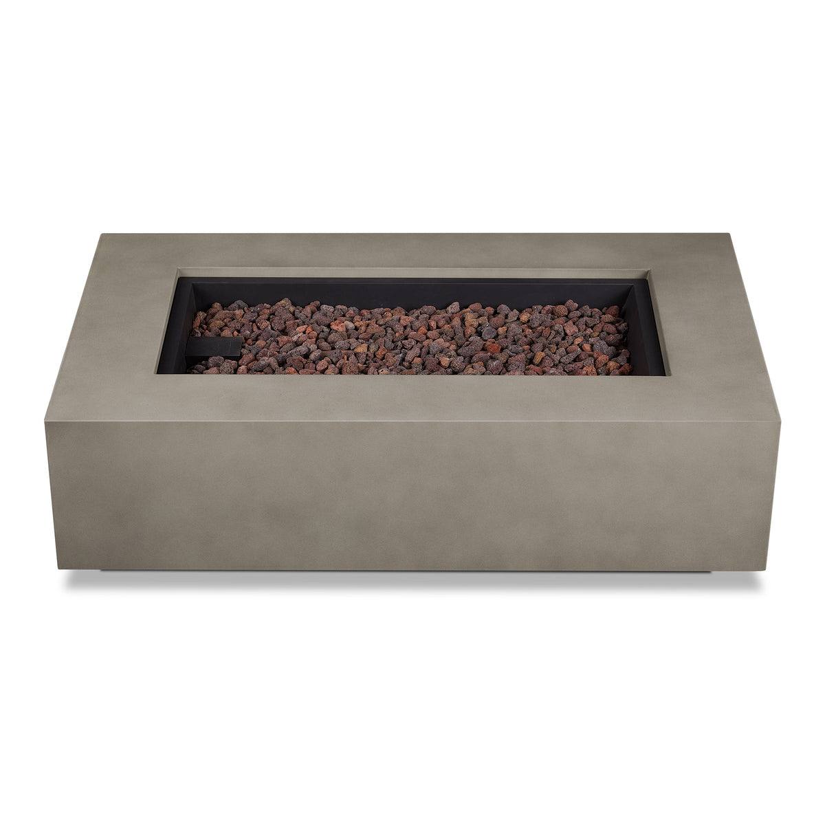 Real Flame Aegean 50" Rectangle Propane or Natural Gas Fire Pit Table