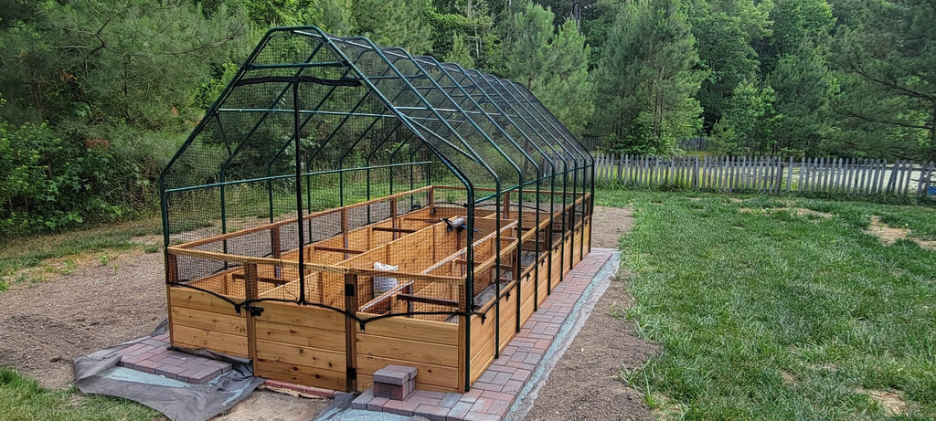 Outdoor Living Today Garden in a Box with Birdnetting Cover | 8 x 16