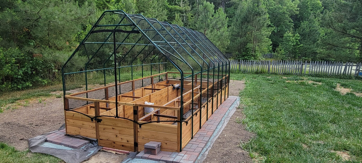 Outdoor Living Today Garden in a Box with Birdnetting Cover | 8 x 16