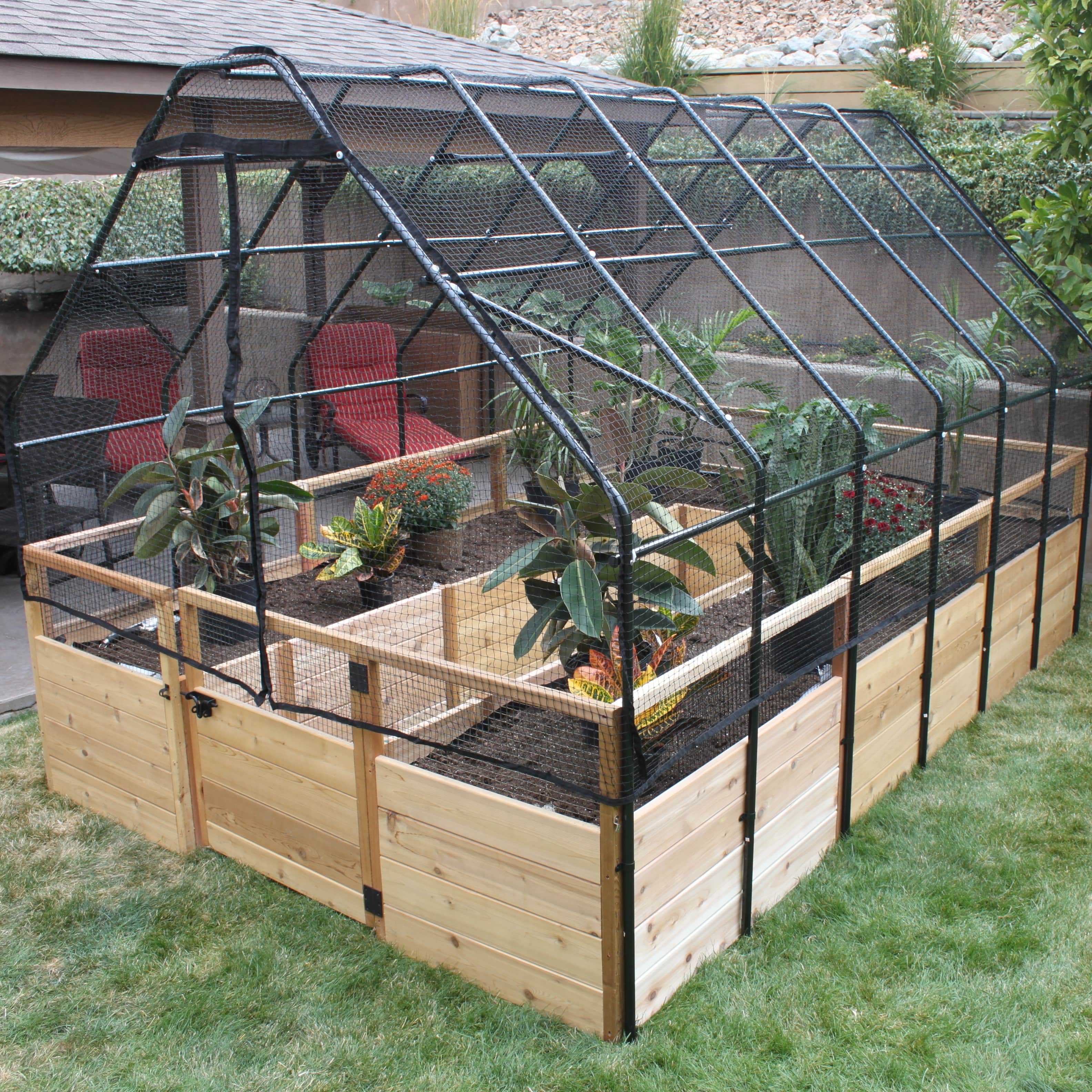 Outdoor Living Today Garden in a Box with Birdnetting Cover | 8×12