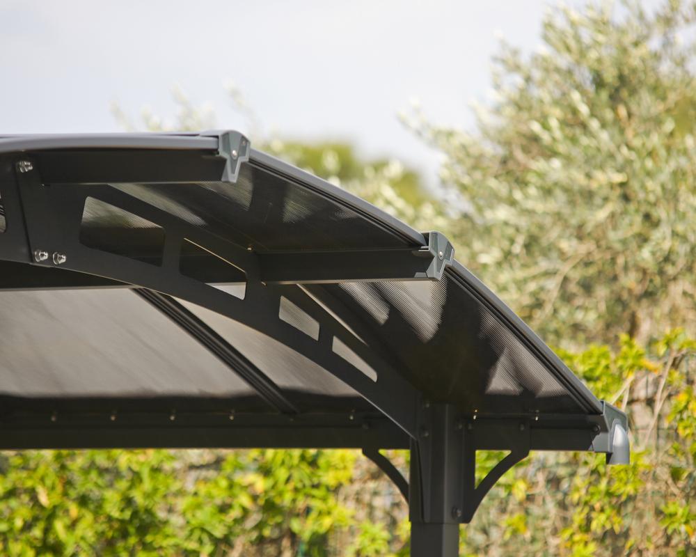 Canopia Tucson 4300/5000 12' Gazebo - Gray/Gray
