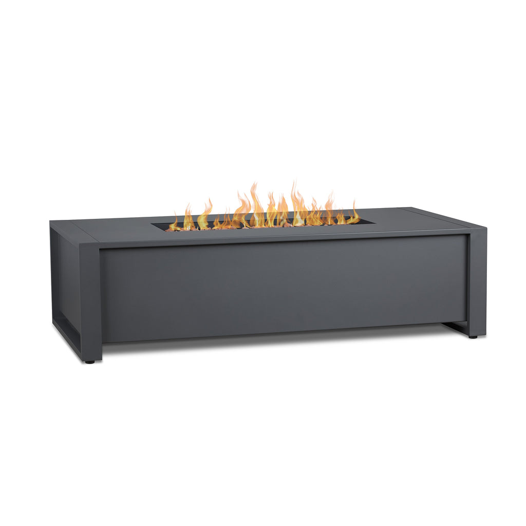 Real Flame Keenan 52" Rectangle Propane Fire Pit Table - 6340LP