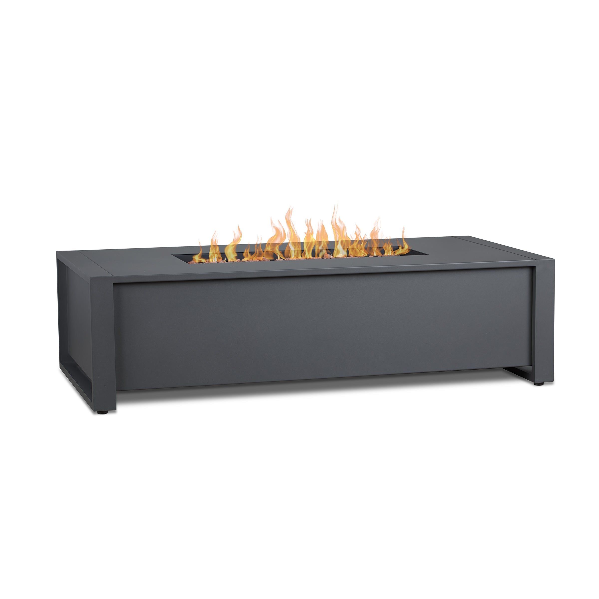 Real Flame Keenan 52" Rectangle Propane Fire Pit Table - 6340LP