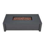 Real Flame Keenan 52" Rectangle Propane Fire Pit Table - 6340LP
