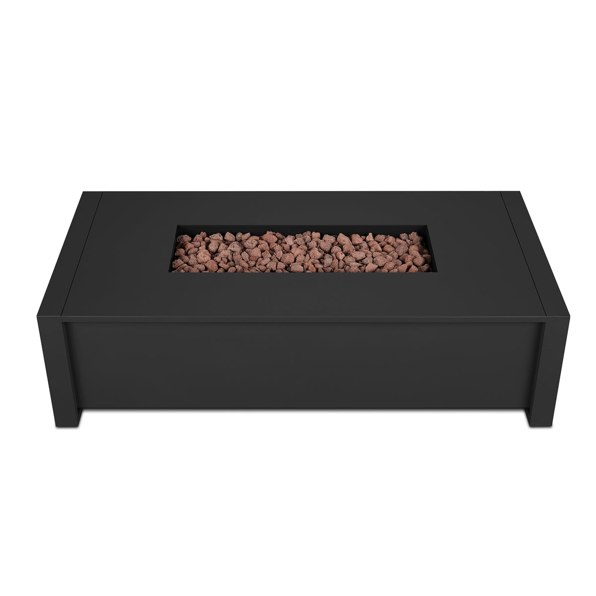 Real Flame Keenan 52" Rectangle Propane Fire Pit Table - 6340LP