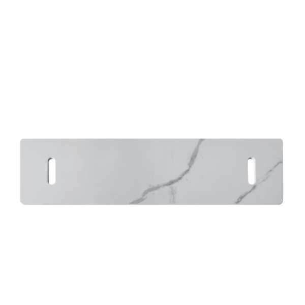 Elementi Plus Carrara Marble Porcelain Fire Table