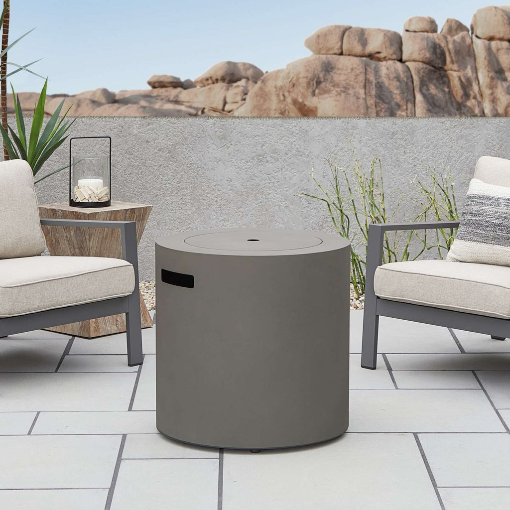 Real Flame Aegean 24" Round Fire Table
